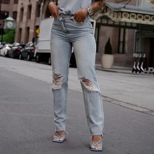 By Egreis Light Wash Denim Sawyer Jeans